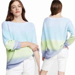 NWT 525 America Shaker Ombre Cotton Sweater